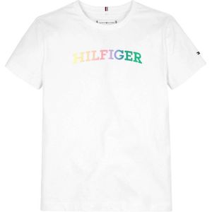 Tommy Hilfiger T-shirt met tekst wit