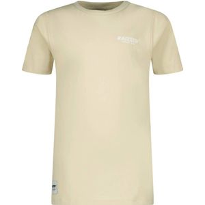 Raizzed T-shirt Biraro met backprint beige