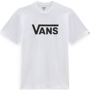 VANS regular fit T-shirt met logo wit/zwart