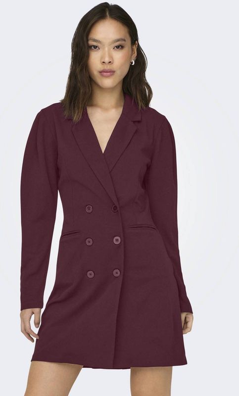 Jacqueline de Yong - Jdycatia Elsa LS - Blazerjurk - Bordeaux