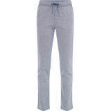 WE Fashion gemêleerde tapered fit broek grijs