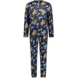 B.Nosy pyjama B. a SLEEP met all over print donkerblauw/multicolor