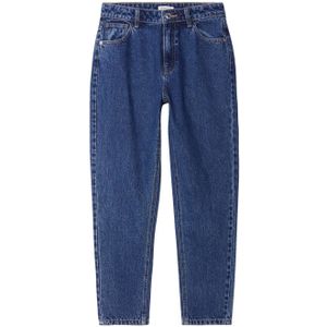 Cache Cache cropped high waist mom jeans stonewashed blue