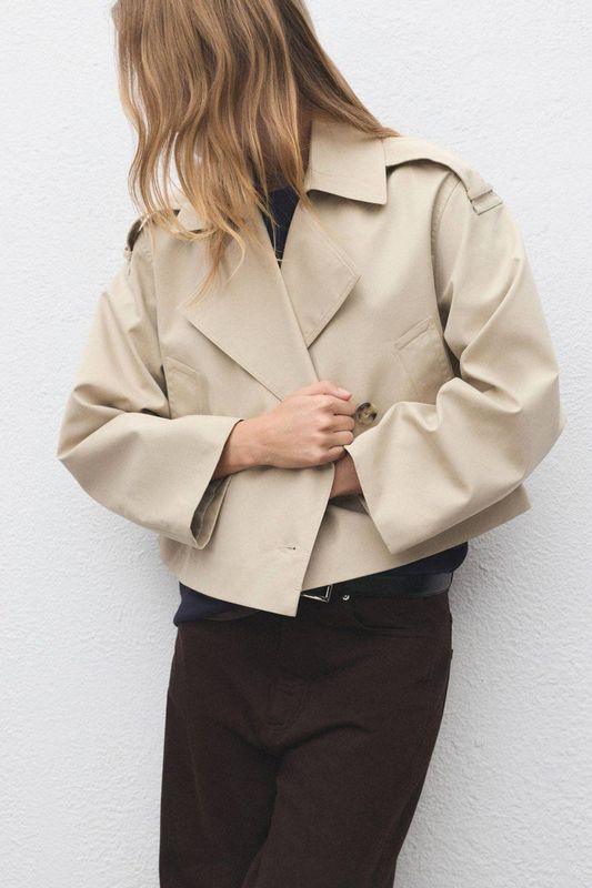 Mango trenchcoat beige