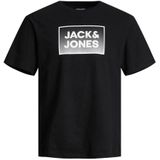 JACK & JONES JUNIOR T-shirt JJSTEEL met printopdruk zwart