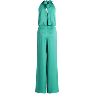 Vera Mont satijnen jumpsuit groen