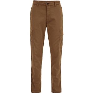 WE Fashion tapered fit cargo broek Base otter