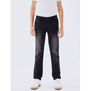 NAME IT KIDS slim fit jeans NKMROBIN zwart