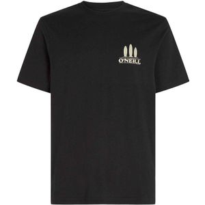 O'Neill regular fit T-shirt met backprint black out - b