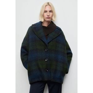 Mango manteljas marineblauw