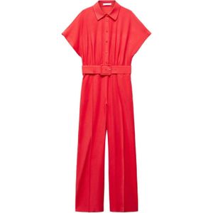 Mango jumpsuit rood