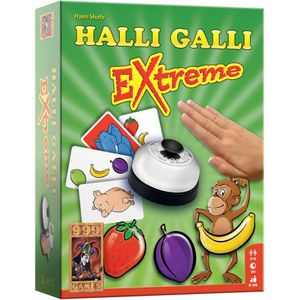 999 Games Halli Galli Extreme: Spannend reactiespel met varkens, olifanten en apen | Geschikt voor 2-4 spelers vanaf 6 jaar