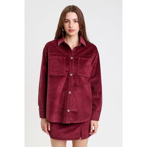 Cache Cache corduroy blouse donkerrood