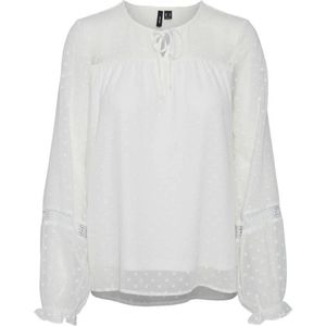 VERO MODA blousetop VMLEAH ecru