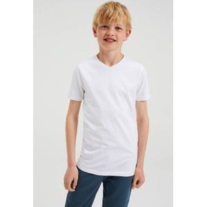 WE Fashion T-shirt set van 2 wit