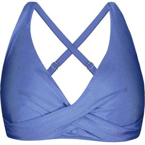 Barts voorgevormde halter bikinitop Isla blauw