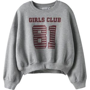 NAME IT KIDS sweater grijs melange