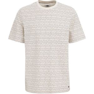 WE Fashion regular fit T-shirt met all over print new ivory