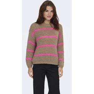Only - Onlalyssa Life - Trui - Cocoa Cremel - Dames