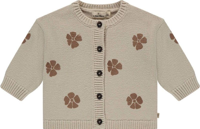 A Tiny Story - Vest - Bloemenprint - Katoen - Lange Mouwen