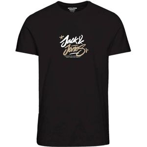 JACK & JONES PLUS SIZE T-shirt JORSEQUOIA Plus Size met printopdruk black