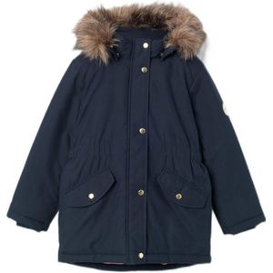 NAME IT KIDS gewatteerde winterjas NKFMARLIN donkerblauw