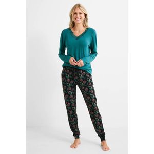 Dreamcovers pyjama groen/zwart