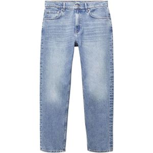 Mango Man regular fit jeans changeant blauw