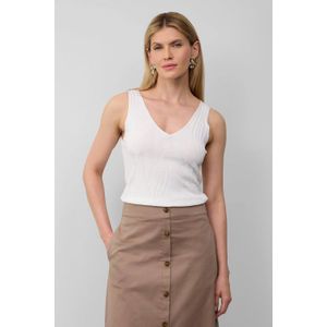 s.Oliver BLACK LABEL mouwloze top wit