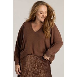 Yest Curve pullover bruin