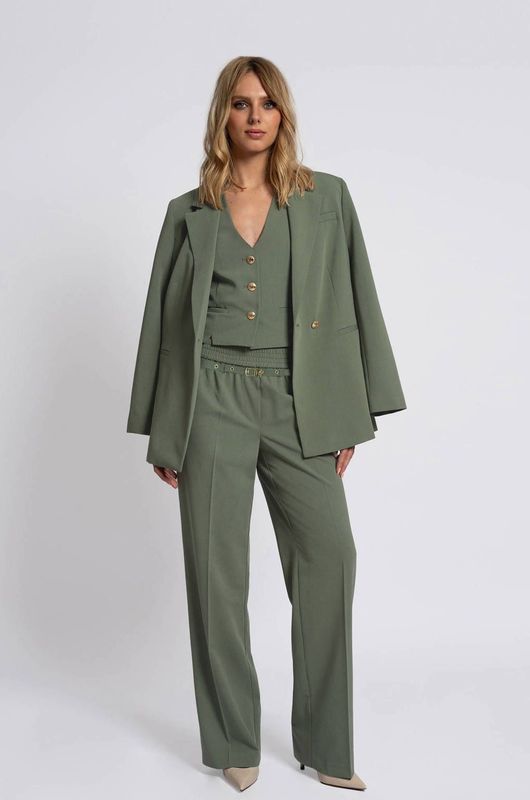 Fifth House - Jenny Pants - Ash Green - Broek