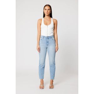 Abrand Jeans high waist slim fit jeans light blue denim