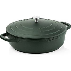 Westinghouse Hapjespan Performance Gracious Green - 32 cm / 5.8 liter - Anti-aanbaklaag voor perfecte stoofpotjes en sausjes