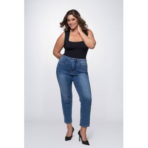 Fox Factor high waist mom jeans GIGI monza blue
