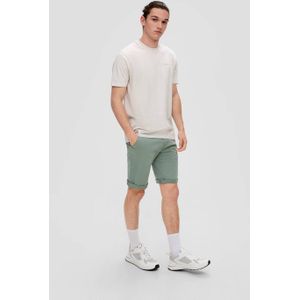 Q/S by s.Oliver slim fit short groen