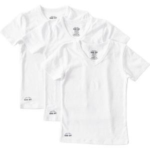 Little Label T-shirt van biologisch katoen - set van 3 wit