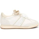Tommy Jeans leren sneakers ecru/beige