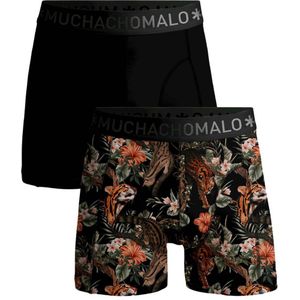 Muchachomalo boxershort OCELOT - set van 2 zwart/oranje
