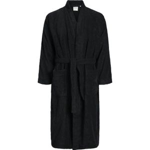 Jack & Jones - JACSOLID BATHROBE - Badjas - Zwart