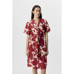 OBJECT blousejurk rood/ecru