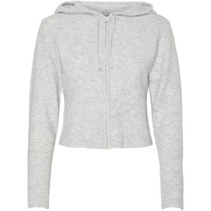 PIECES - PCRUNNI - Gebreid Vest - Grijs Gemêleerd