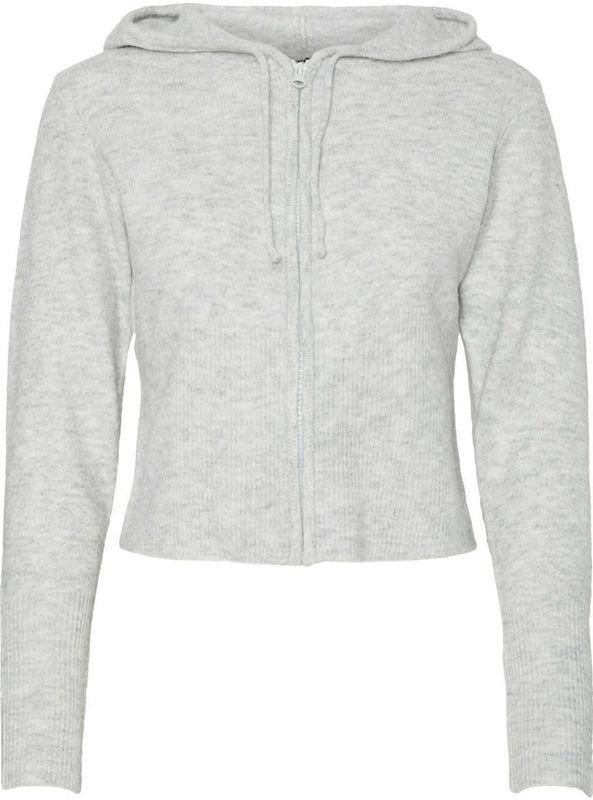 PIECES - PCRUNNI - Gebreid Vest - Grijs Gemêleerd