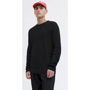 Jack & Jones - JPRBLUBARKLEY KNIT CREW NECK - Gebreide Trui - Zwart