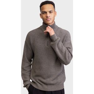 Redefined Rebel trui met ingebreid patroon bruin