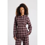 America Today blouse donkerrood