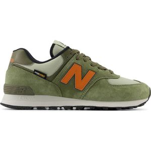 New Balance 574 sneakers groen/oranje