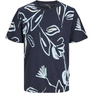 JACK & JONES PREMIUM T-shirt JPRBLAPALMA met all over print navy blazer