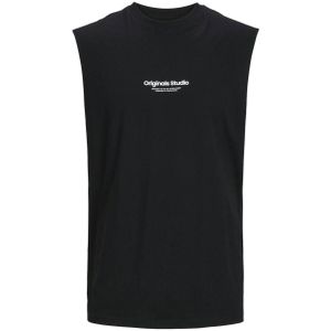 JACK & JONES ORIGINALS oversized T-shirt JORVESTERBRO met printopdruk black