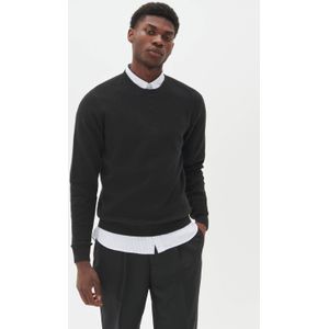 Matinique trui fijn gebreid donkerbruin