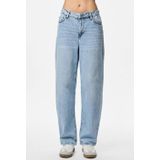 PIECES - PCGrace - Jeans - Blauw Denim - Baggy - Mid Waist